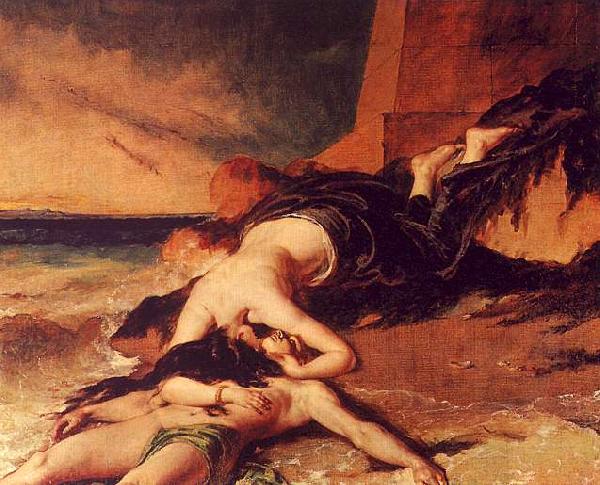 William Etty Hero and Leander 1 oil painting picture